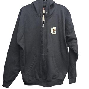 Black Zip-Up Jacket with Front and Back Detail